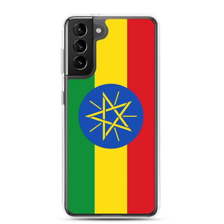 Coque téléphone drapeau de l’éthiopie - pixelforma