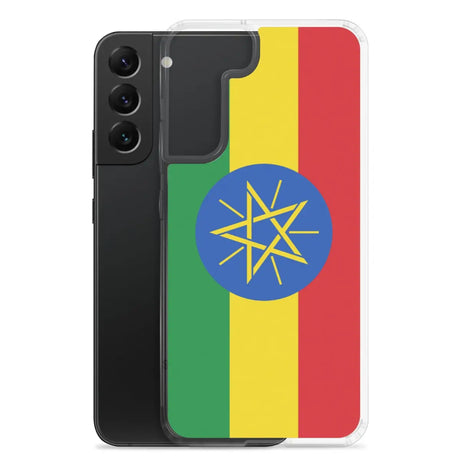 Coque téléphone drapeau de l’éthiopie - pixelforma
