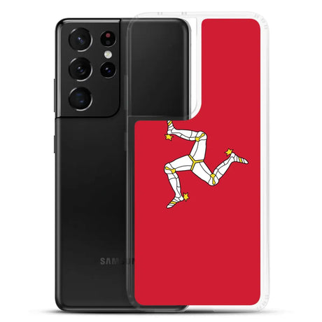 Coque téléphone drapeau de l’île de man - pixelforma