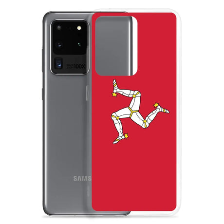 Coque téléphone drapeau de l’île de man - pixelforma