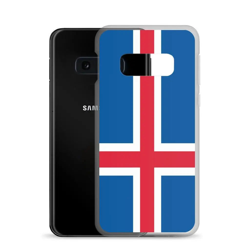 Coque Téléphone Drapeau de l'Islande - Pixelforma 