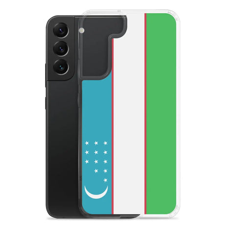 Coque téléphone drapeau de l’ouzbékistan - pixelforma