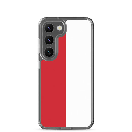 Coque Téléphone Drapeau de Monaco - Pixelforma