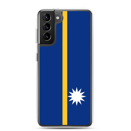 Coque Téléphone Drapeau de Nauru - Pixelforma