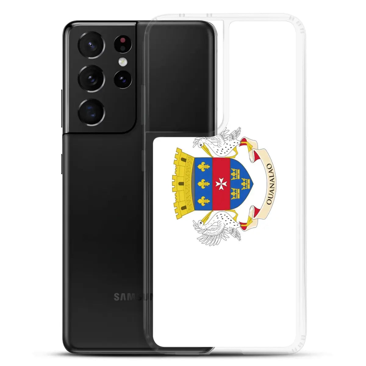 Coque téléphone drapeau de saint-barthélemy - pixelforma