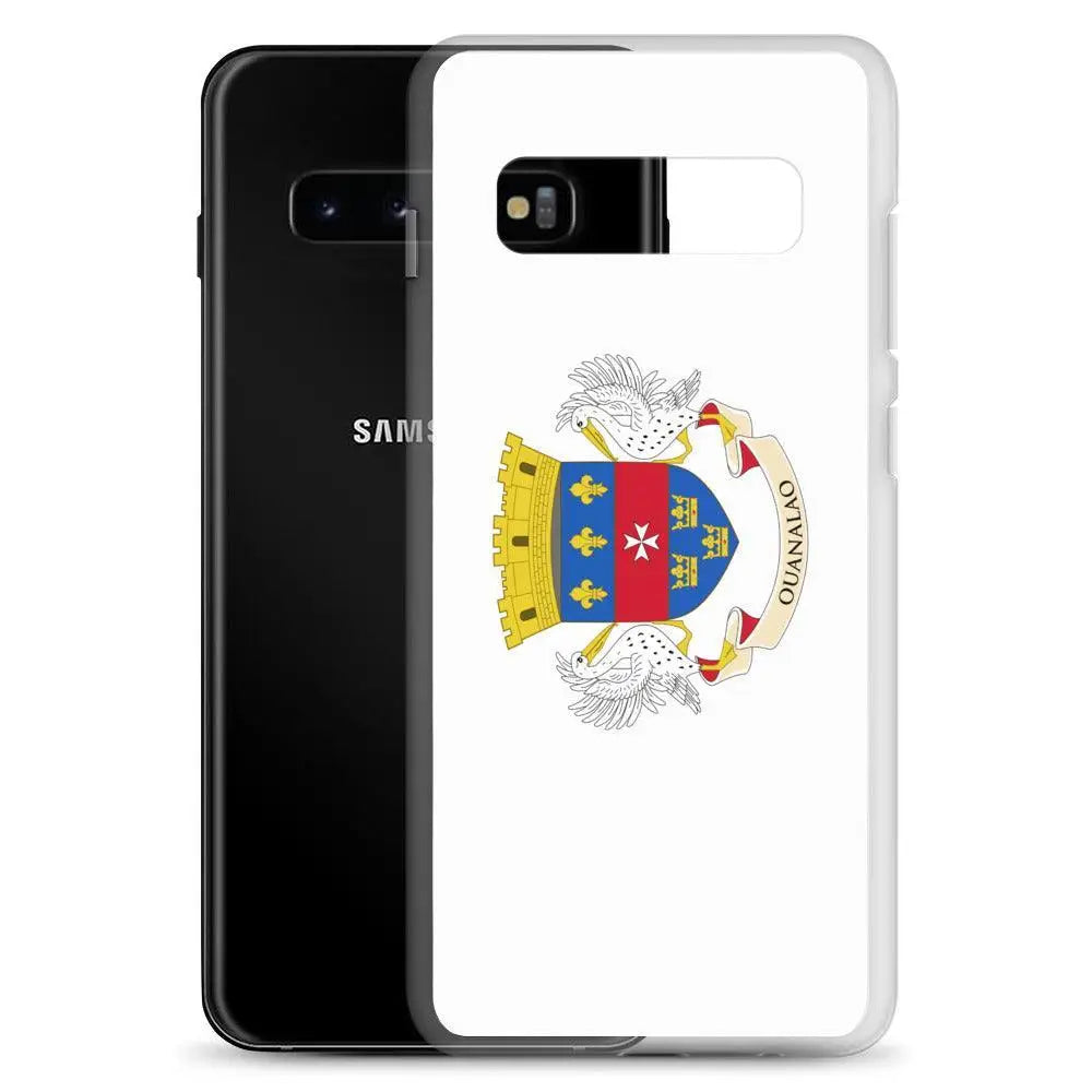 Coque téléphone drapeau de saint-barthélemy - pixelforma