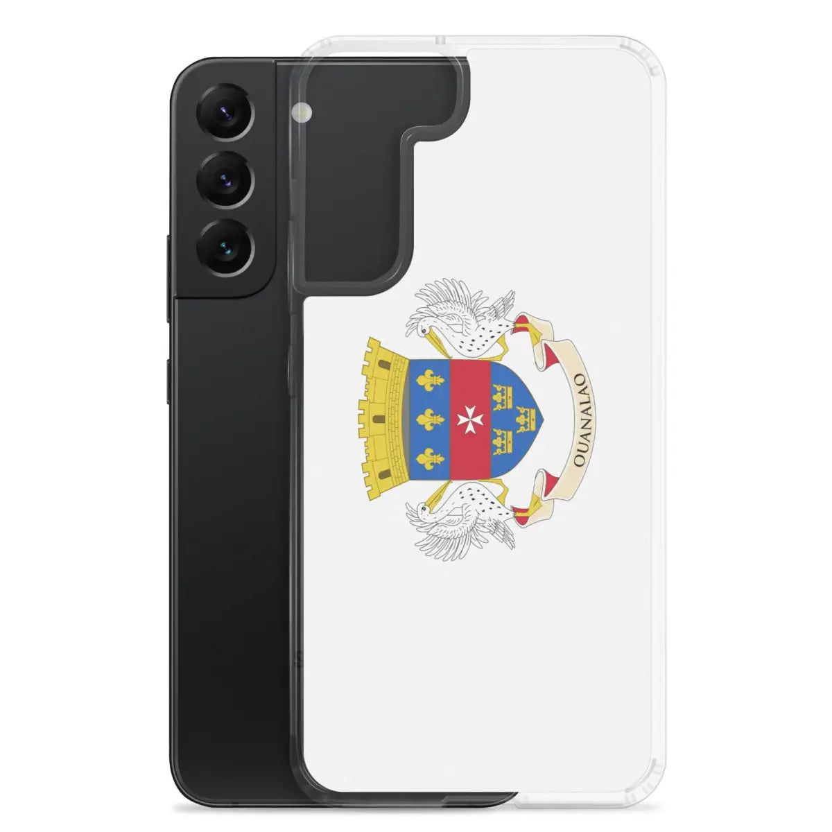 Coque téléphone drapeau de saint-barthélemy - pixelforma