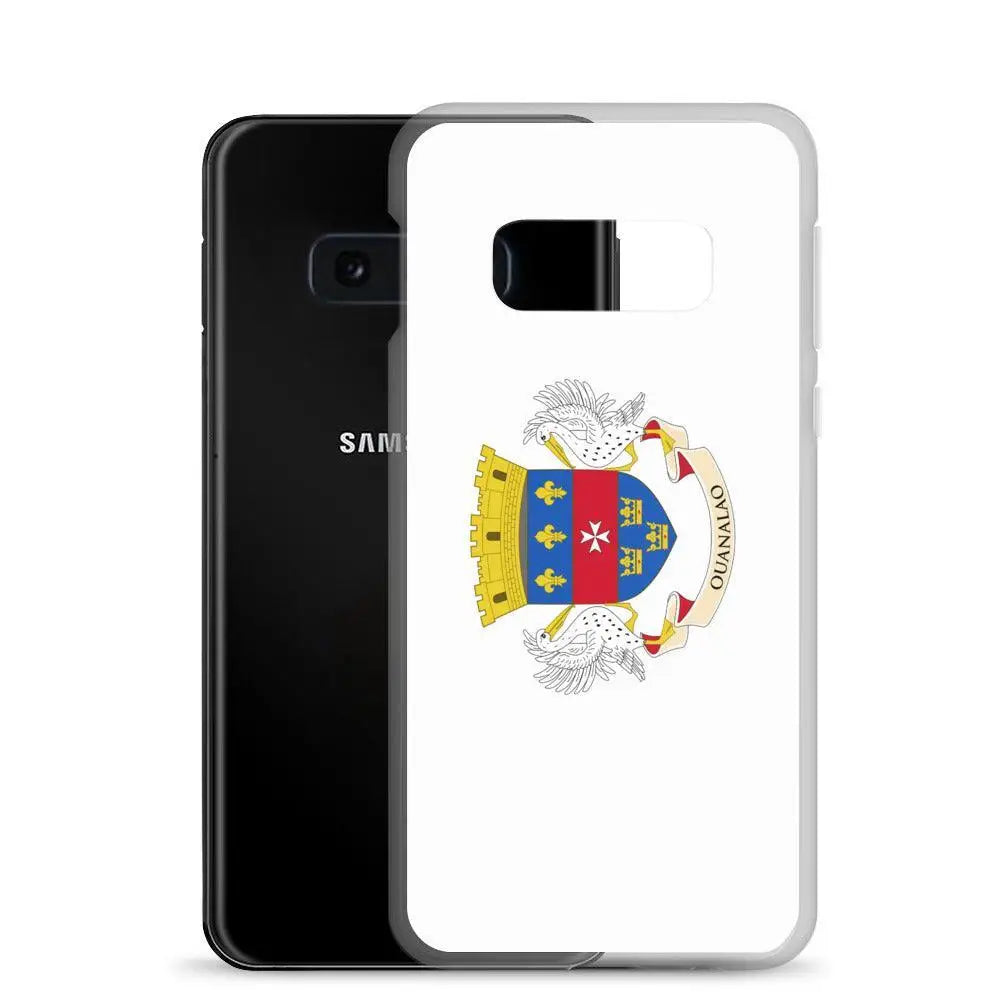 Coque téléphone drapeau de saint-barthélemy - pixelforma