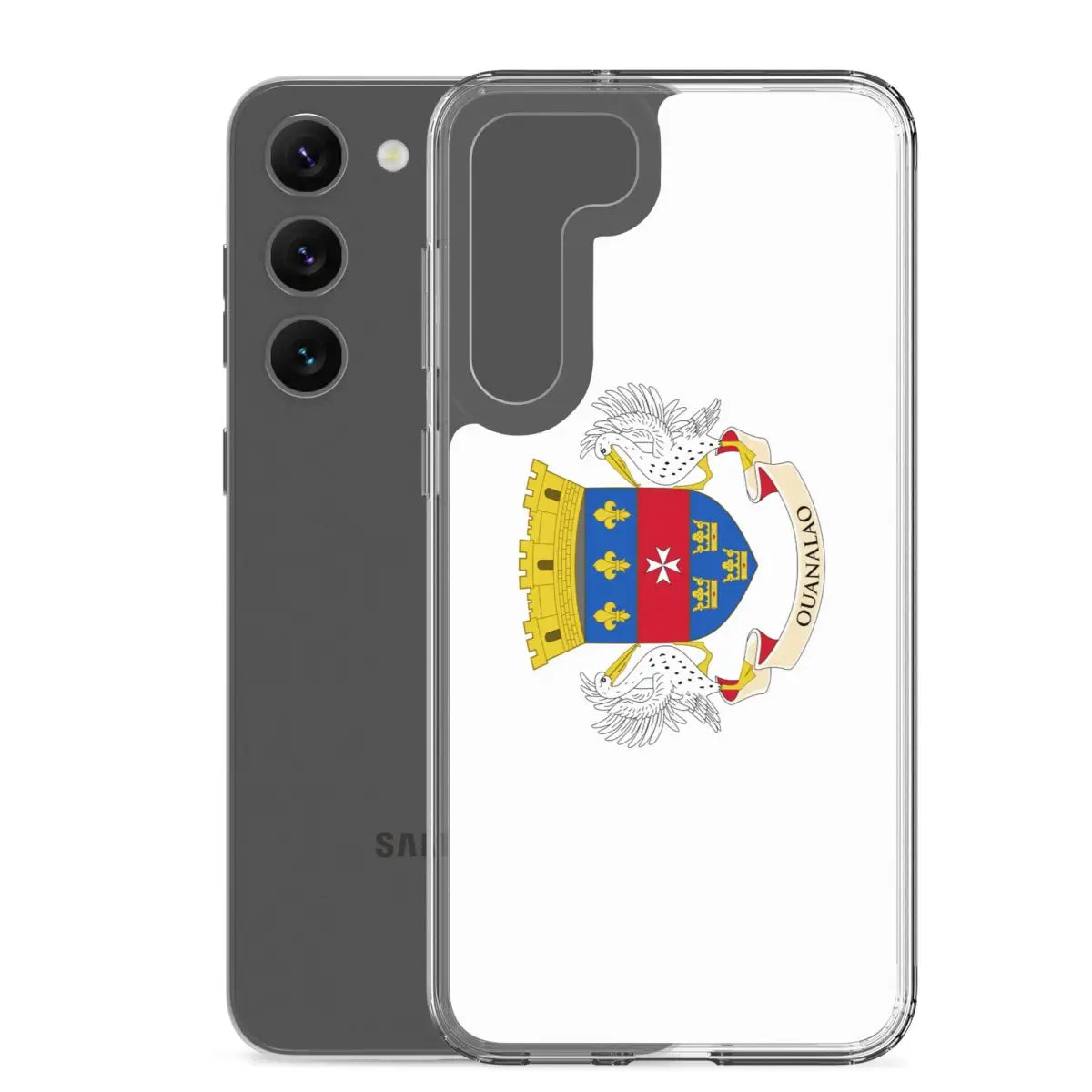 Coque téléphone drapeau de saint-barthélemy - pixelforma