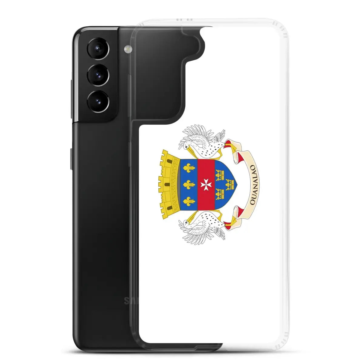 Coque téléphone drapeau de saint-barthélemy - pixelforma