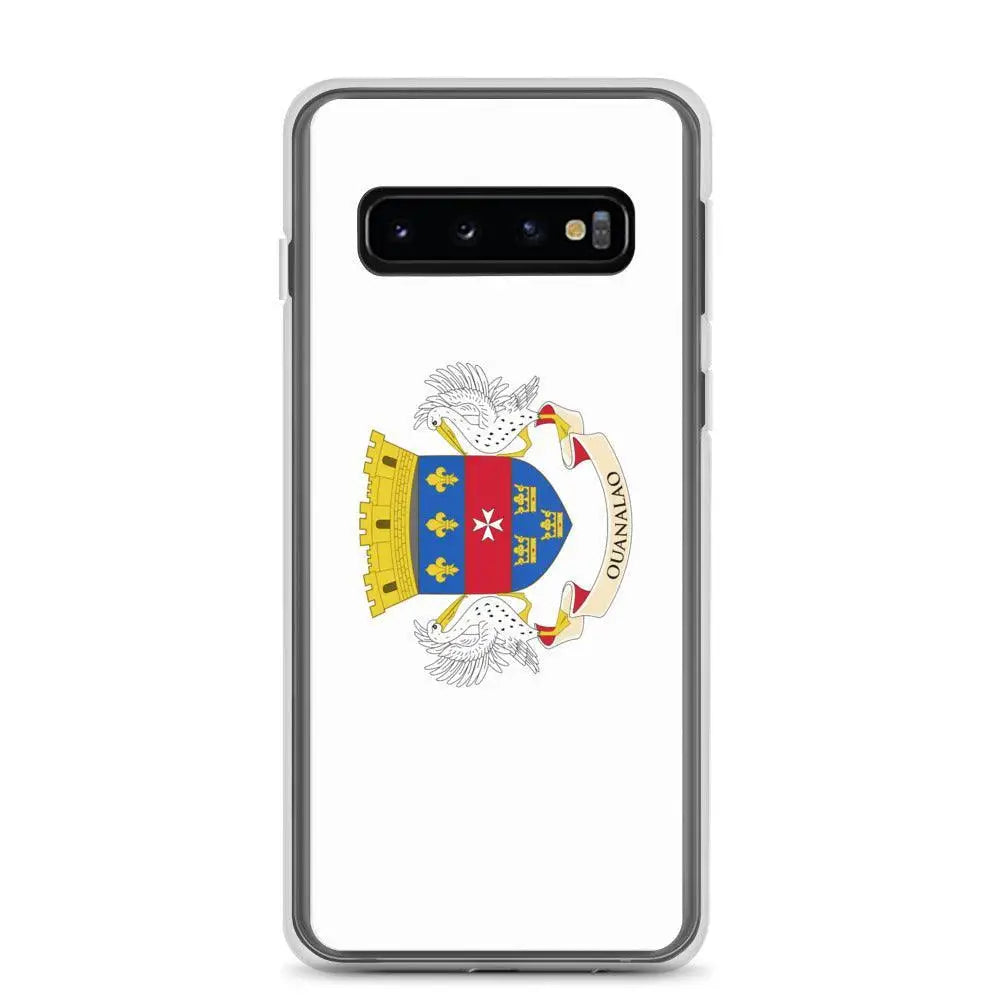 Coque téléphone drapeau de saint-barthélemy - pixelforma