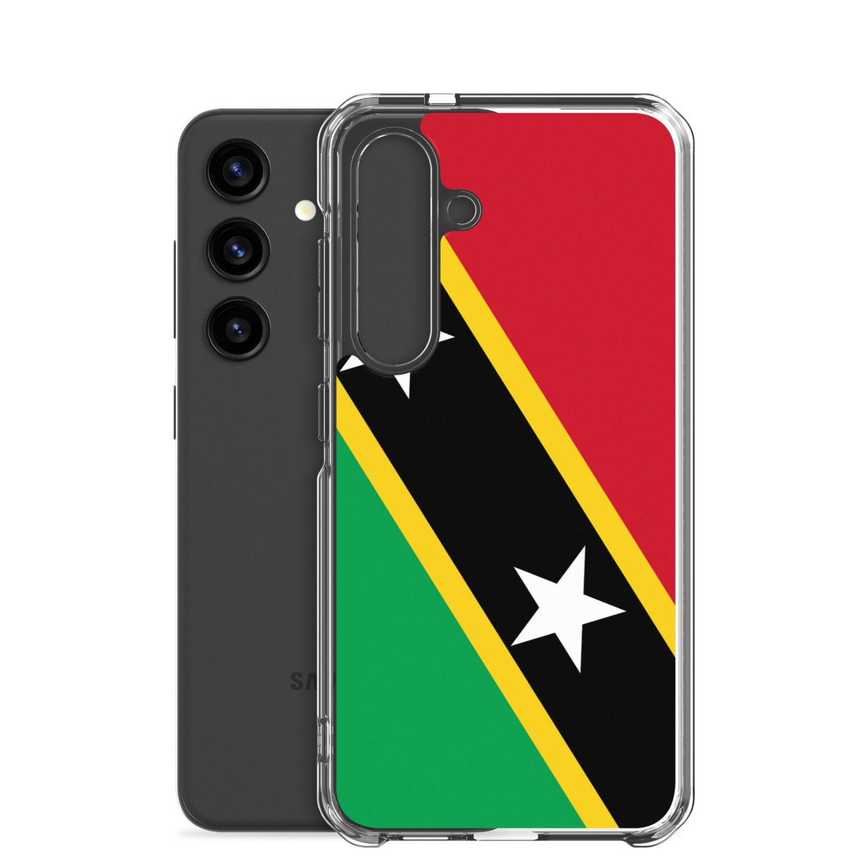 Coque Téléphone Drapeau de Saint-Christophe-et-Niévès - Pixelforma