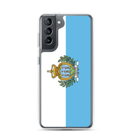 Coque Téléphone Drapeau de Saint-Marin - Pixelforma