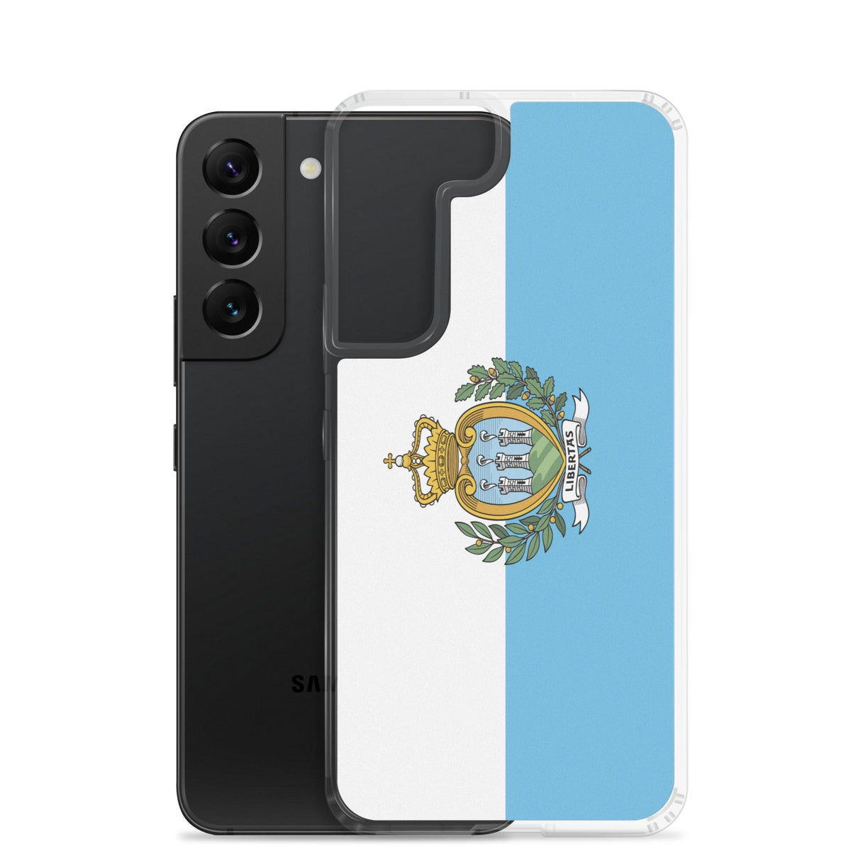 Coque Téléphone Drapeau de Saint-Marin - Pixelforma