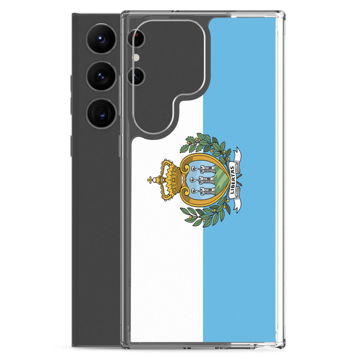 Coque Téléphone Drapeau de Saint-Marin - Pixelforma