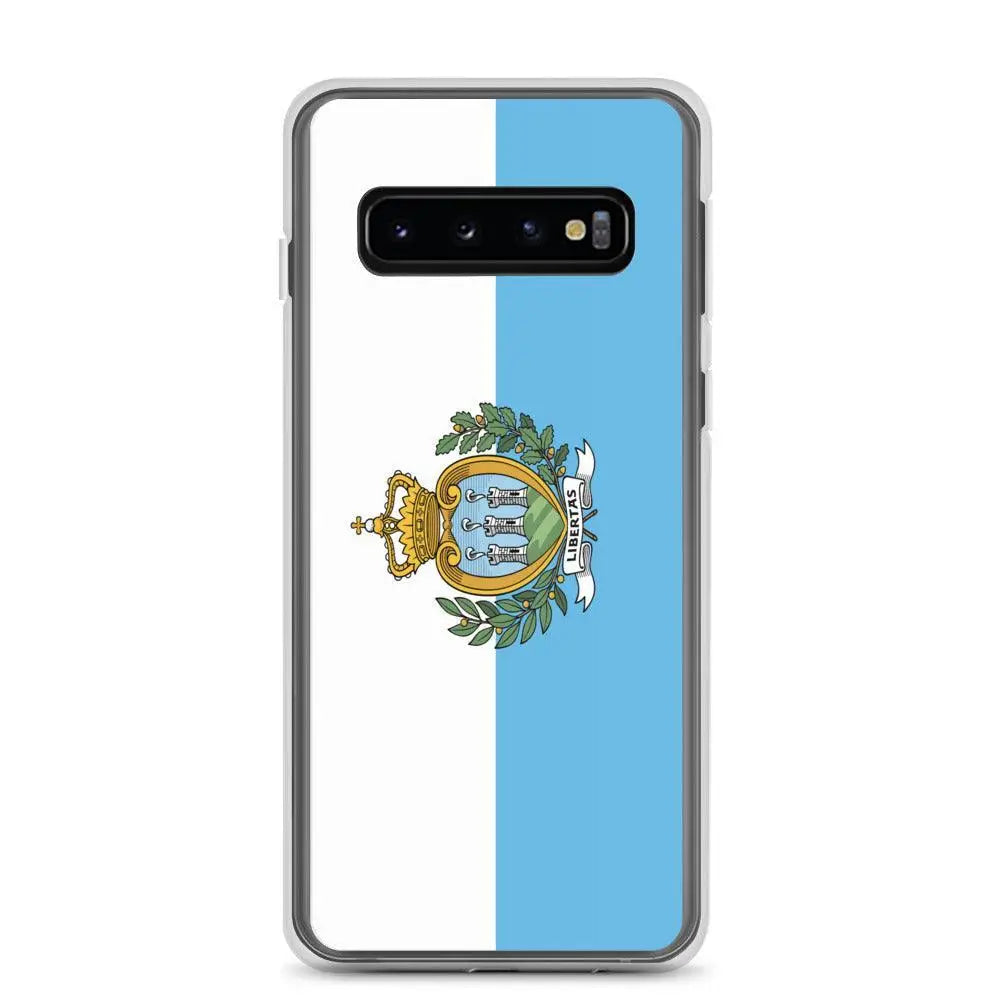 Coque téléphone drapeau de saint-marin - pixelforma