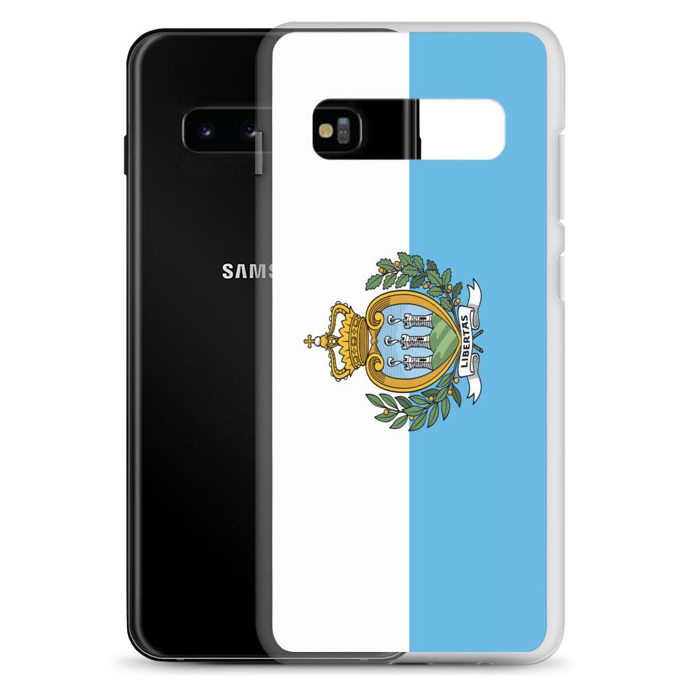 Coque Téléphone Drapeau de Saint-Marin - Pixelforma