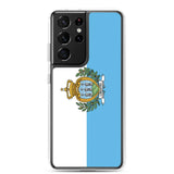 Coque téléphone drapeau de saint-marin - pixelforma