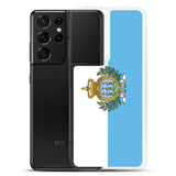 Coque téléphone drapeau de saint-marin - pixelforma