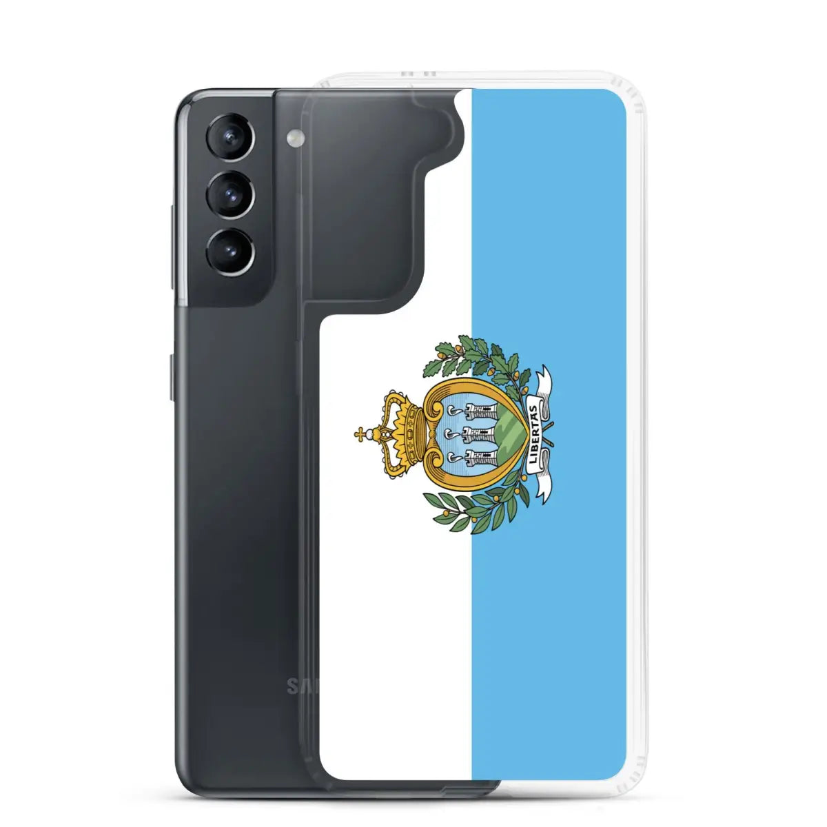Coque téléphone drapeau de saint-marin - pixelforma