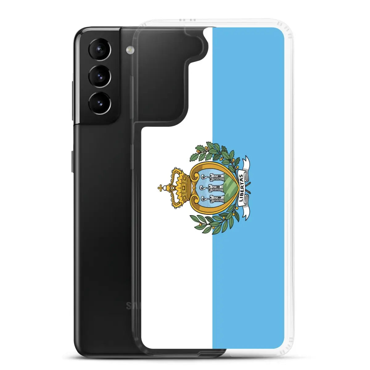 Coque téléphone drapeau de saint-marin - pixelforma