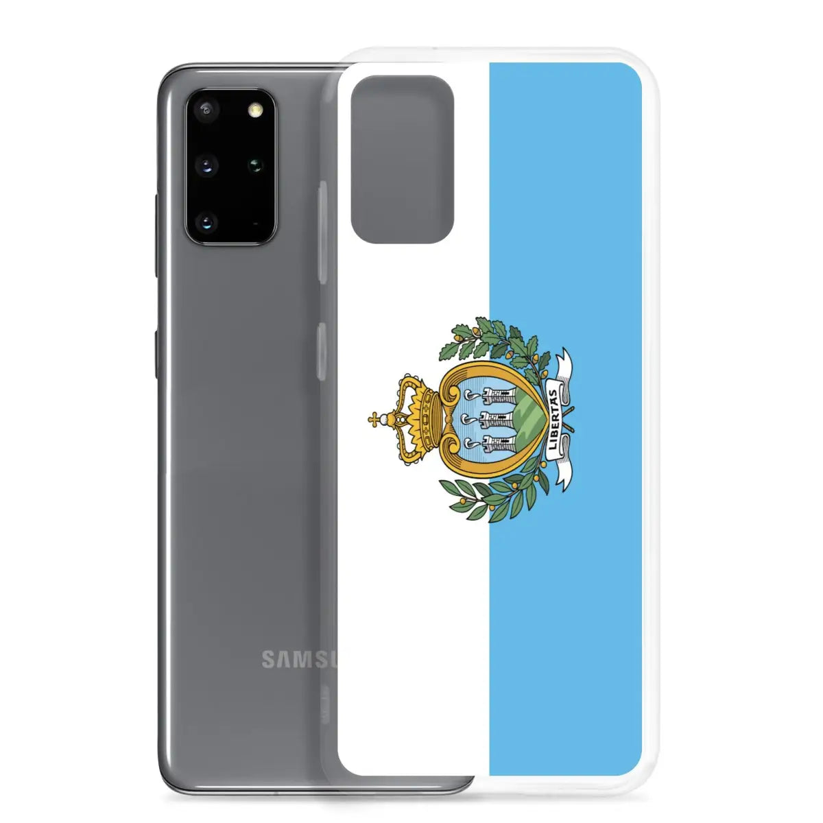 Coque téléphone drapeau de saint-marin - pixelforma