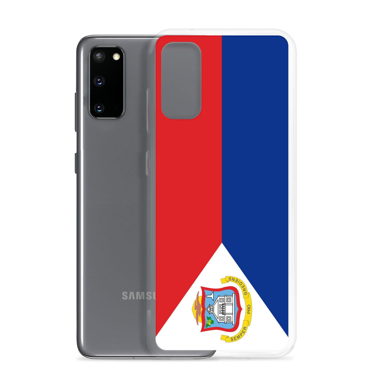 Coque Téléphone Drapeau de Saint-Martin - Pixelforma