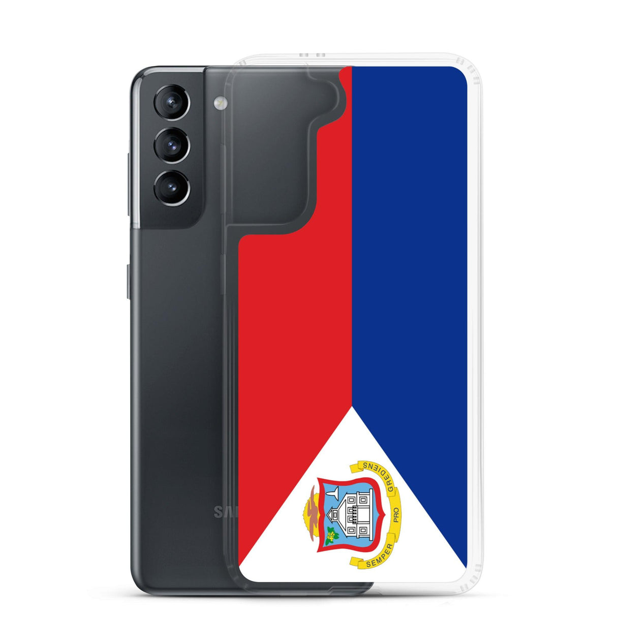 Coque Téléphone Drapeau de Saint-Martin - Pixelforma