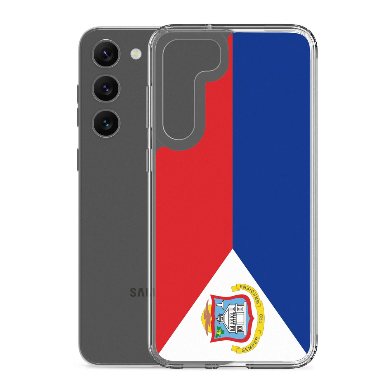 Coque Téléphone Drapeau de Saint-Martin - Pixelforma