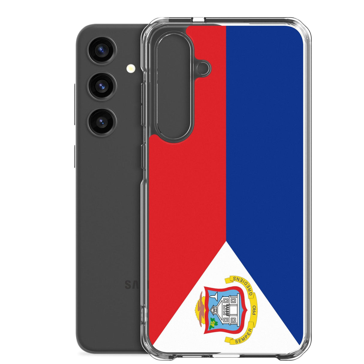 Coque Téléphone Drapeau de Saint-Martin - Pixelforma