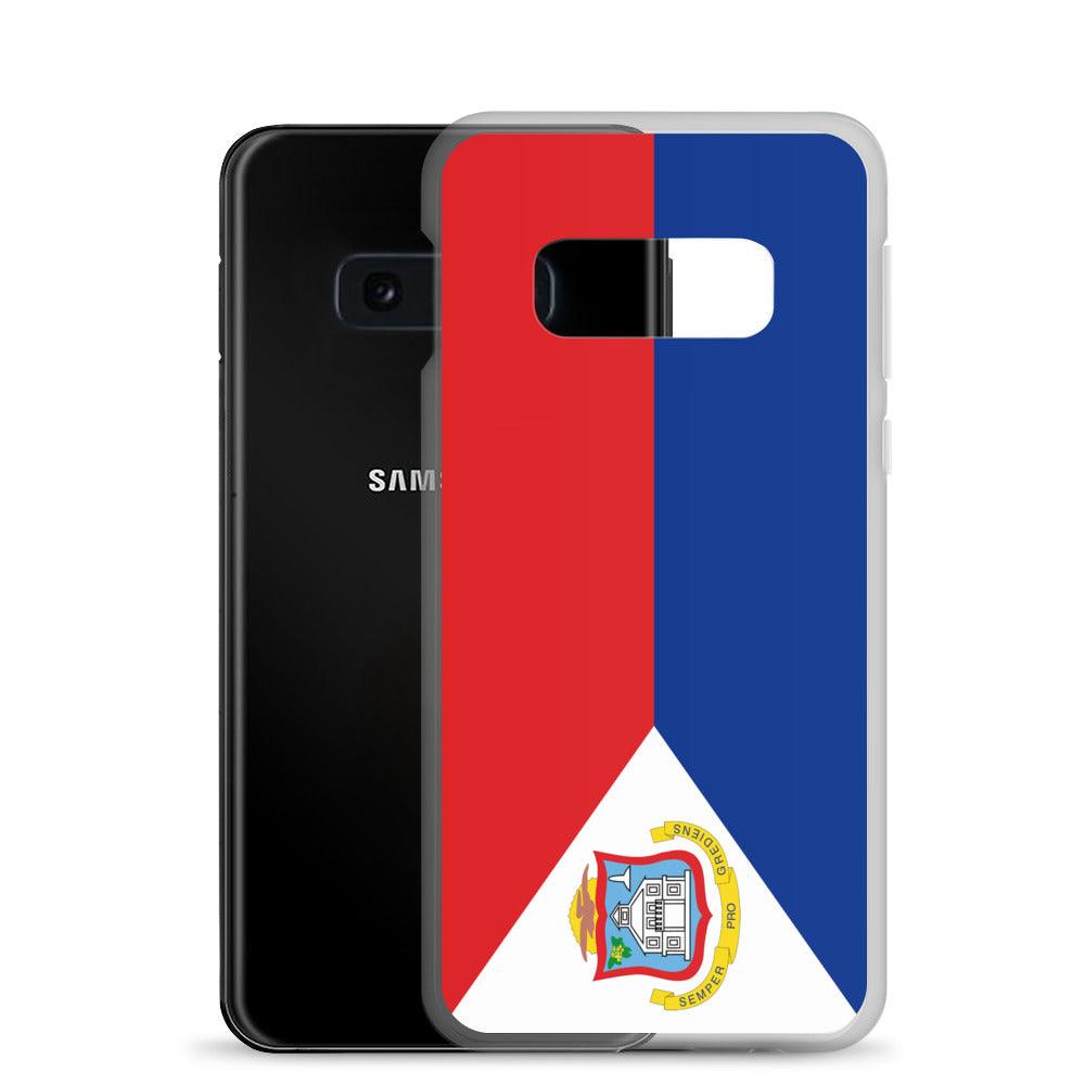 Coque Téléphone Drapeau de Saint-Martin - Pixelforma