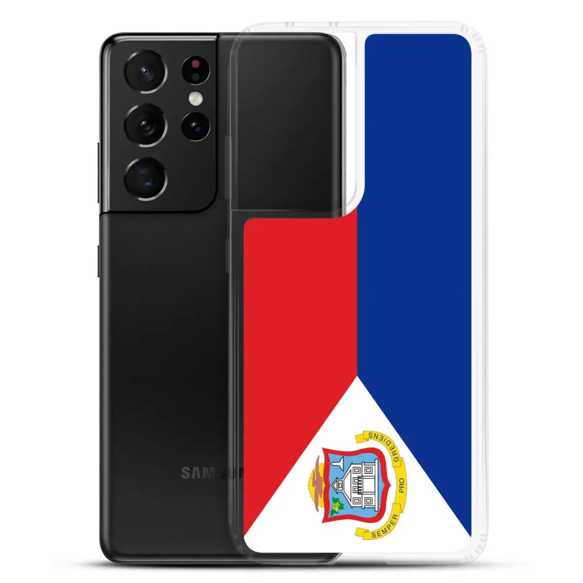 Coque Téléphone Drapeau de Saint-Martin - Pixelforma 