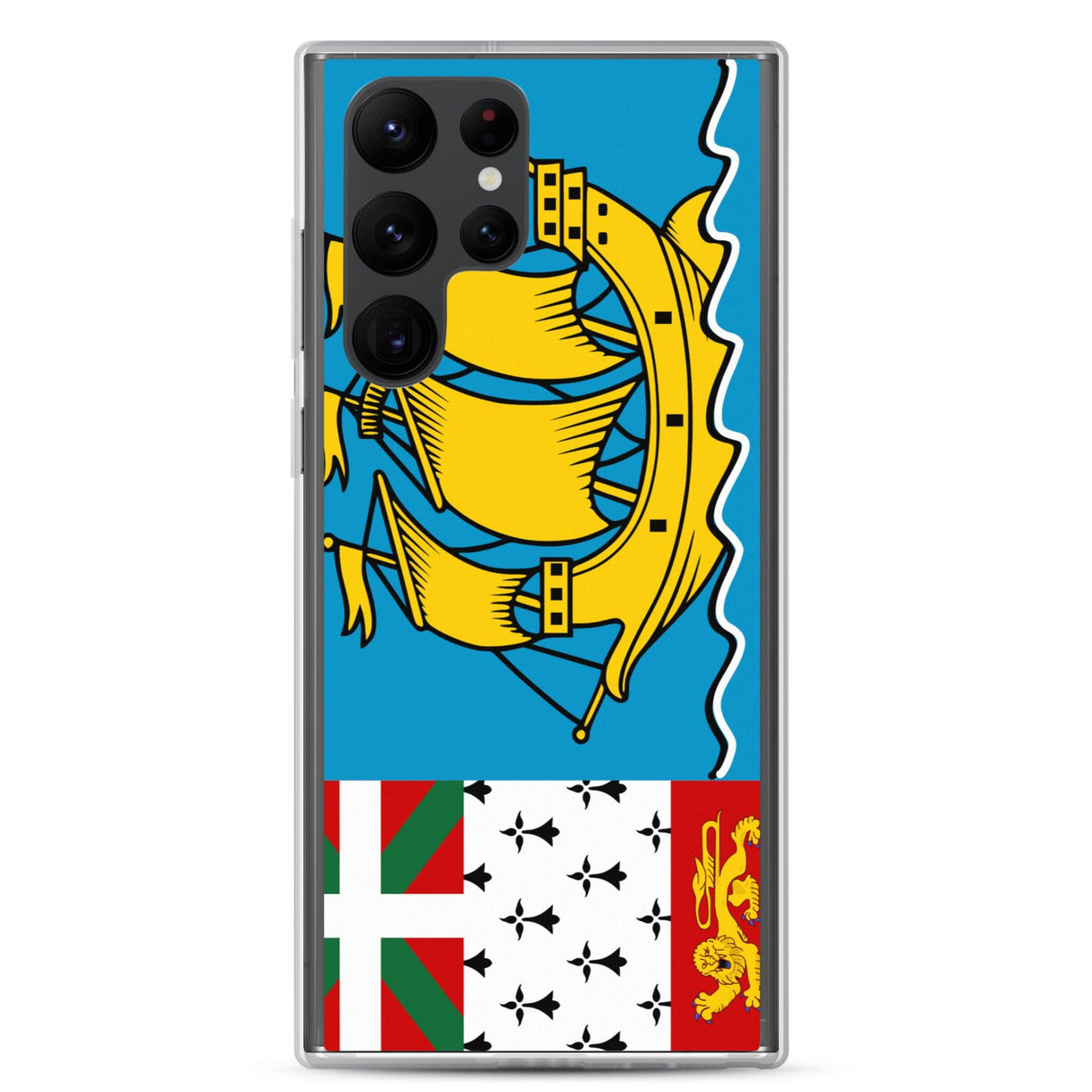 Coque Téléphone Drapeau de Saint-Pierre-et-Miquelon - Pixelforma