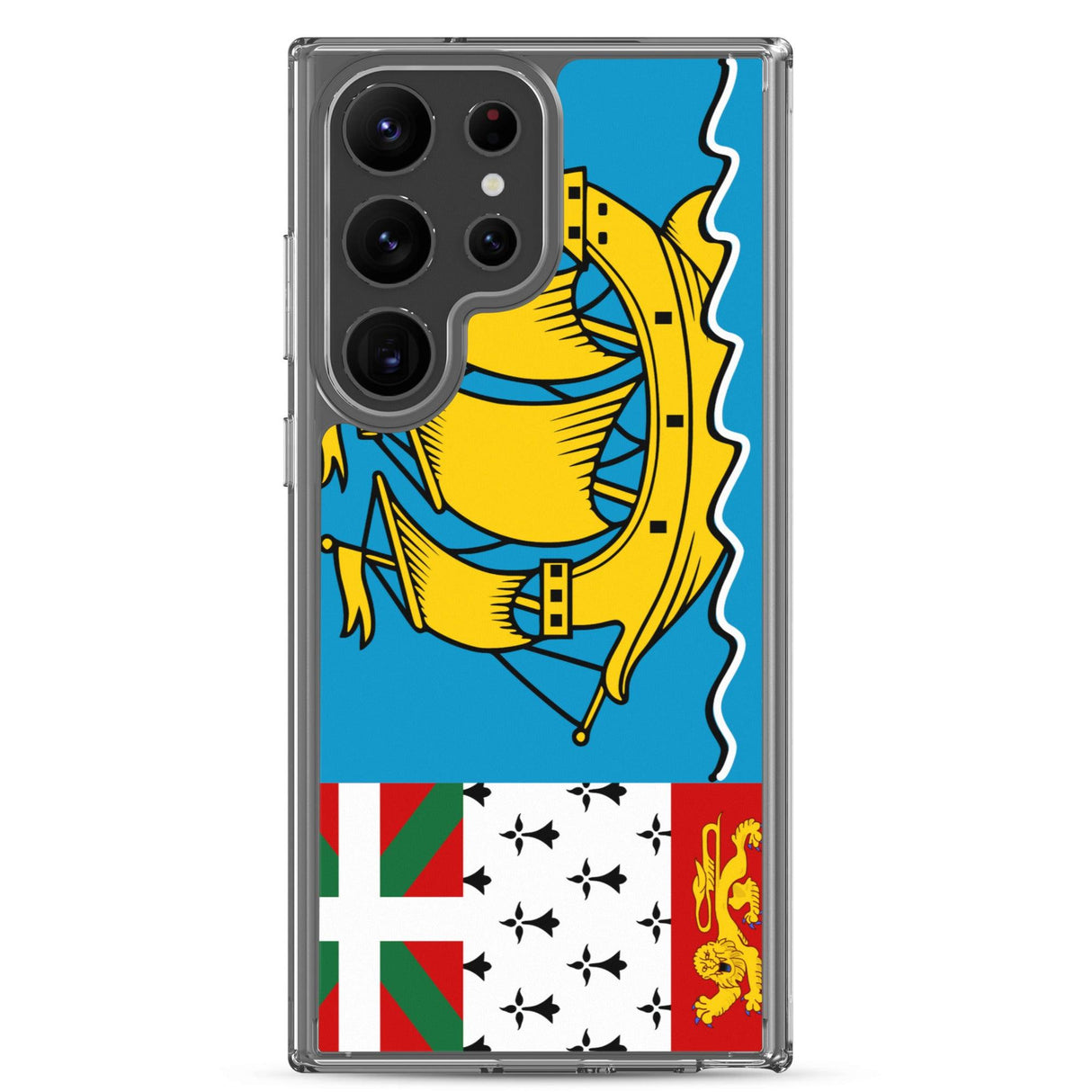 Coque Téléphone Drapeau de Saint-Pierre-et-Miquelon - Pixelforma 