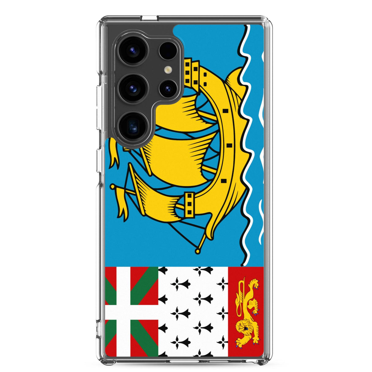 Coque Téléphone Drapeau de Saint-Pierre-et-Miquelon - Pixelforma