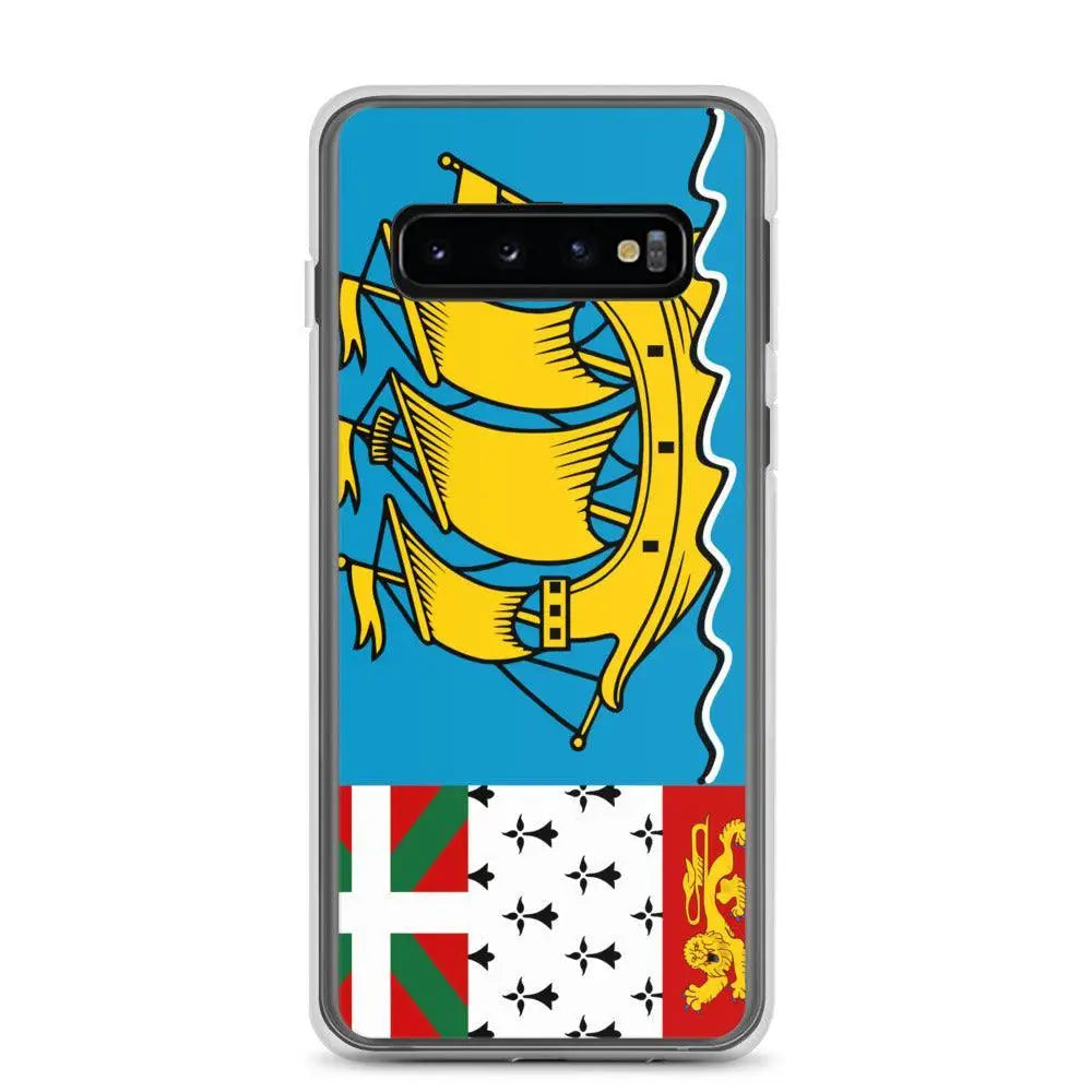 Coque téléphone drapeau de saint-pierre-et-miquelon - pixelforma