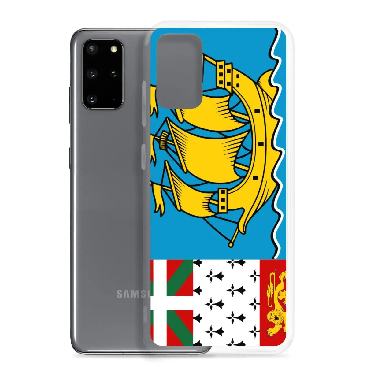 Coque Téléphone Drapeau de Saint-Pierre-et-Miquelon - Pixelforma 