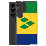 Coque téléphone drapeau de saint-vincent-et-les-grenadines - pixelforma