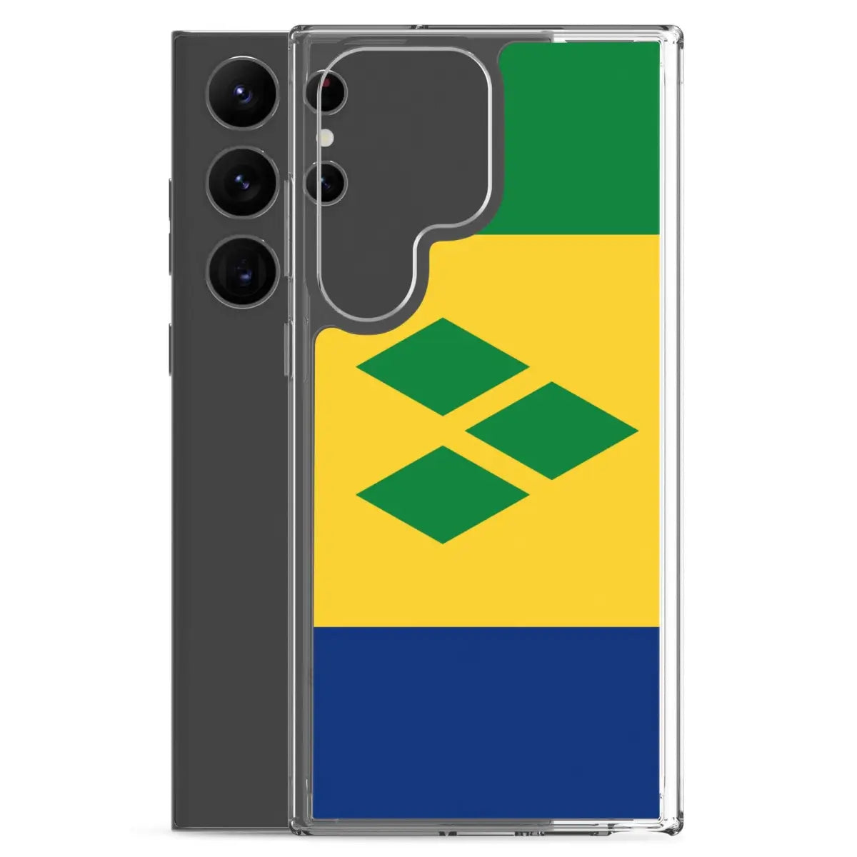 Coque téléphone drapeau de saint-vincent-et-les-grenadines - pixelforma