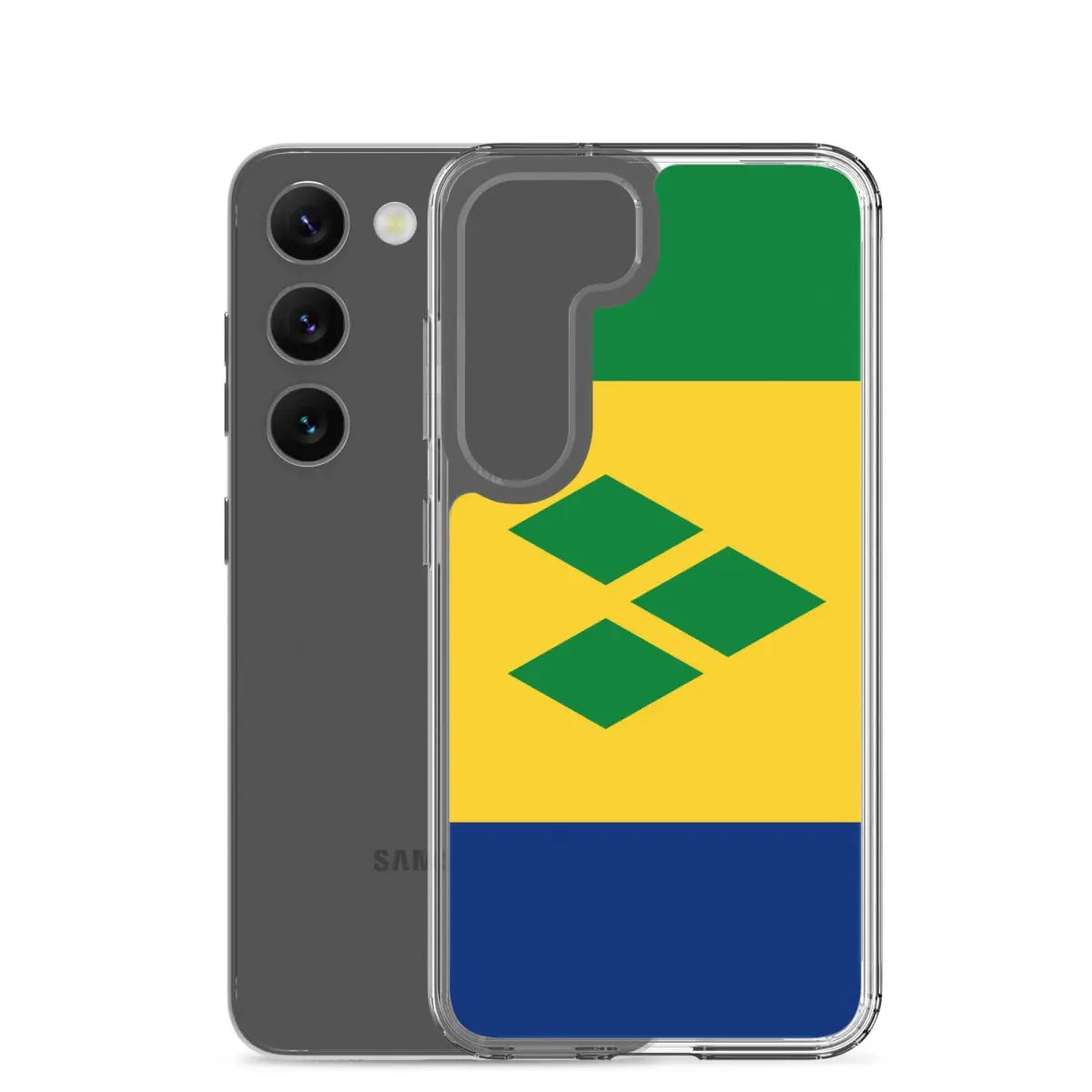 Coque téléphone drapeau de saint-vincent-et-les-grenadines - pixelforma