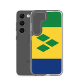 Coque téléphone drapeau de saint-vincent-et-les-grenadines - pixelforma