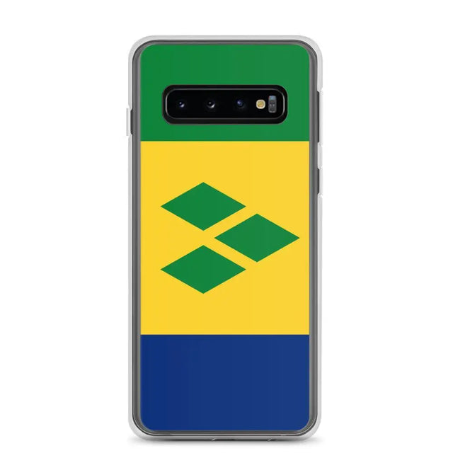Coque téléphone drapeau de saint-vincent-et-les-grenadines - pixelforma