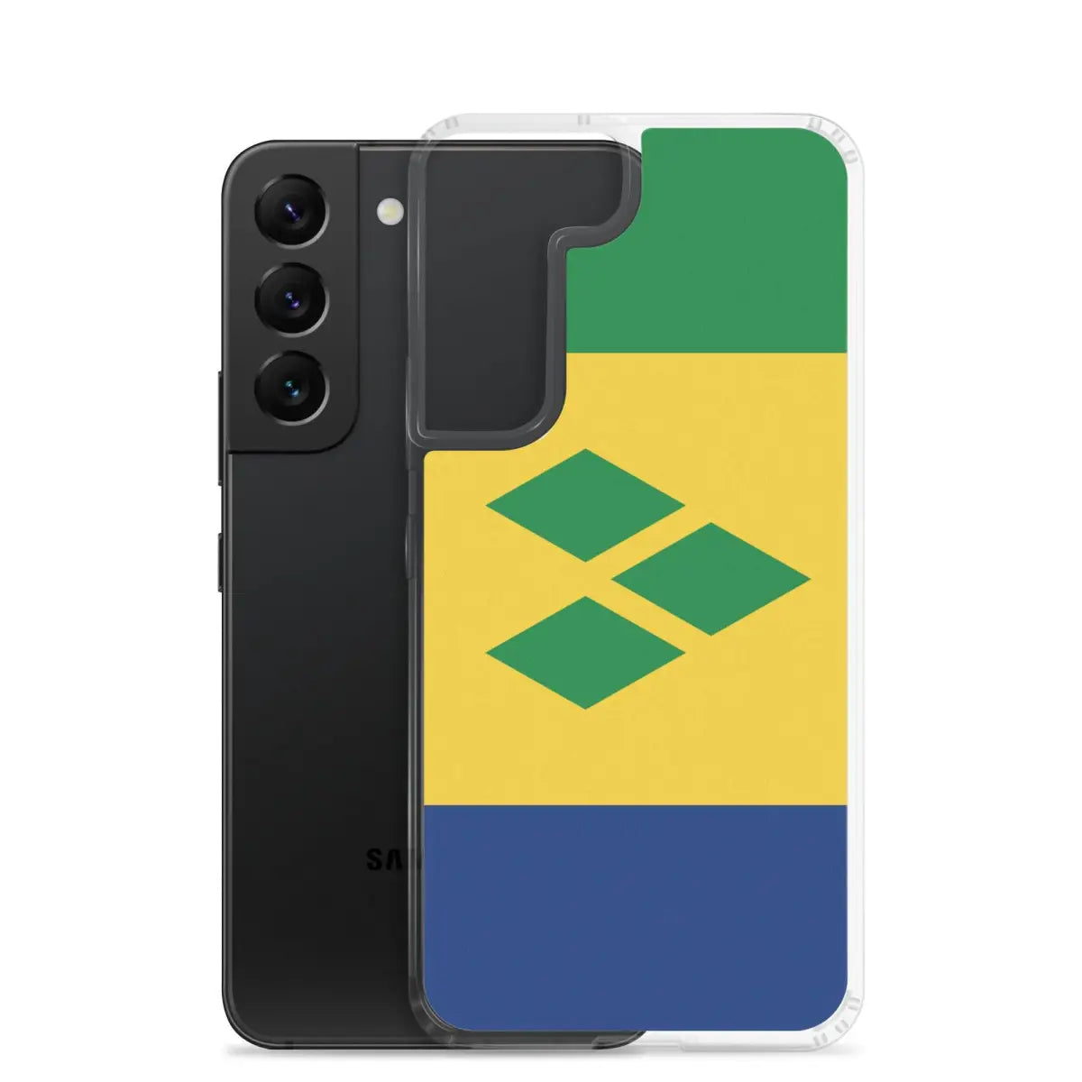 Coque téléphone drapeau de saint-vincent-et-les-grenadines - pixelforma
