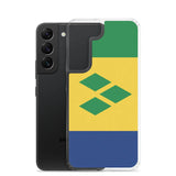 Coque téléphone drapeau de saint-vincent-et-les-grenadines - pixelforma