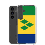 Coque téléphone drapeau de saint-vincent-et-les-grenadines - pixelforma