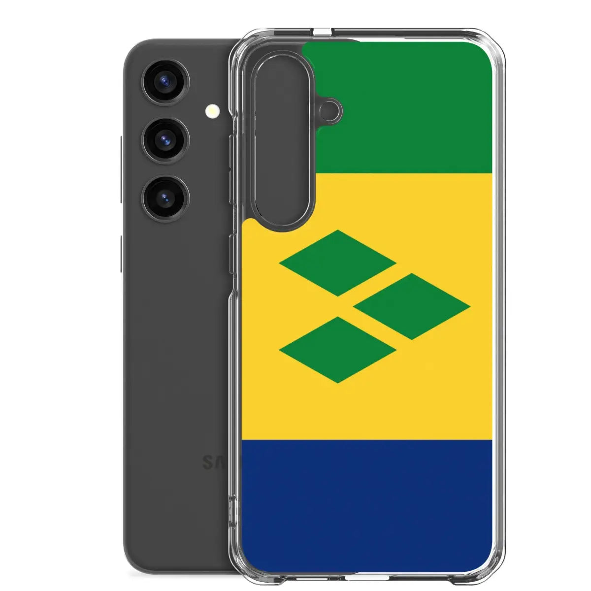Coque téléphone drapeau de saint-vincent-et-les-grenadines - pixelforma