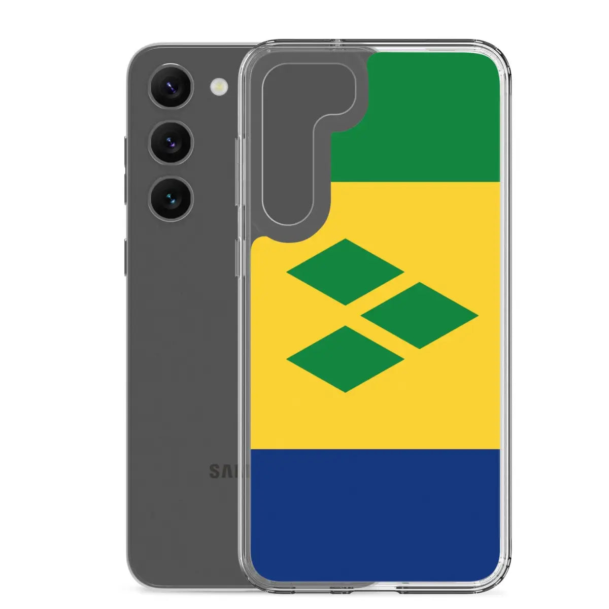 Coque téléphone drapeau de saint-vincent-et-les-grenadines - pixelforma