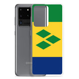 Coque téléphone drapeau de saint-vincent-et-les-grenadines - pixelforma