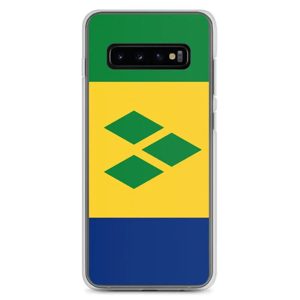Coque téléphone drapeau de saint-vincent-et-les-grenadines - pixelforma