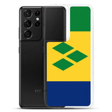 Coque téléphone drapeau de saint-vincent-et-les-grenadines - pixelforma